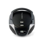 Tyler Portable Sport Stereo CD Player TAU101-BL with AM/FM Radio and Aux &amp; Headphone Jack Line-In (Blue) N3
