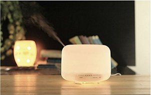 500ml LED Home Big Series Round Aroma Diffuser FD04W Purifier Lonizer Atomizer FD04W by Purple-Violet N2