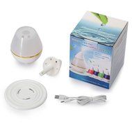 Ultrasonic Water-drop Air Purifier, ELEMO 250ML Cool Mist Humidifier USB Essential Oil Aroma Diffuser with 7 Color... N7