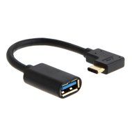 CableCreation Angled Type C (USB-C) to Standard USB 2.0 A Male Cable, USB 3.1 USB-C for Apple The Macbook, Chromebook...