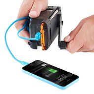 VonHaus NOAA Weather Channel Radio w/ Solar, Dynamo Hand Crank &amp; USB Charging: Portable Weather Radio AM/FM, 7...