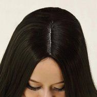 Spritech(TM) New Stylish Realistic Dark Brown Long Straight Hair Wig Fiber Synthetic Women Wig With Simulation... N5