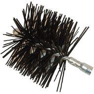 Rutland MST-6 6 in. Diameter Round Master Sweep Round Wire Brush Head With Tlc Torque Lock Connector