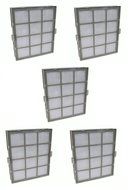 5 pack Replacement Small HEPA filter fits Winix 119010 Size 17 PlasmaWave Air Cleaner models P150, U150, 9300,...