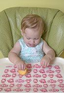 oogaa Silicone Placemat, Blue N8