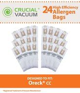 24 Oreck Type CC Allergen Filtration Vacuum Cleaner Bags, Fits Style CC, and ALL XL Upright Models - Compare to...
