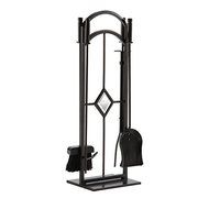 Pleasant Hearth 5-Piece Steel Fireplace Tool Set