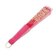 Chinese Foldable Trim Hand Fan Wing Chun Dancing Fan - Fuchsia N5