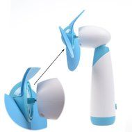 Generic Blue Personal Hand-held/Portable Battery Operated Mini Air Fan for Home and Travel N3