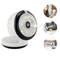 HJIAN Portable Mini Misting Fan Table Fans Humidifier Fan Portable Cooling Mist Fan Rechargeable Humidifier Personal... N21