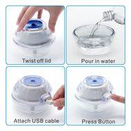 Fanme Mini Air Humidifier Portable Cool Purifier Ultra Quiet Crystal Mist Dispenser with Safety Automatic Shut-Off... N4