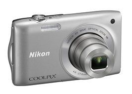 Nikon Coolpix S3300 16 Megapixel Digital Camera - Silver