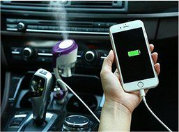 Ban OEC Car Humidifier, Dual USB Charger Port Essential Oil Aroma Diffuser, Portable Ultrasonic Mini Cool Mist... N6