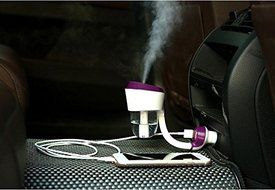 Ban OEC Car Humidifier, Dual USB Charger Port Essential Oil Aroma Diffuser, Portable Ultrasonic Mini Cool Mist... N8