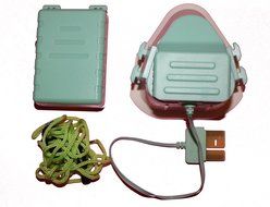XINXINBAO portable intelligent air purifier electronic respirator anti-dust pollen odor smog pollution PM2.5 mask... N3