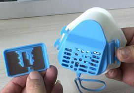 XINXINBAO portable intelligent air purifier electronic respirator anti-dust pollen odor smog pollution PM2.5 mask... N4