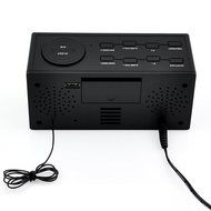 iTronics LED Dual Alarm Clock Radio with USB Charging, Digital AM/FM Radio, Snooze, Brightness Control and Battery... N4