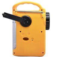 Emergency AM/FM NOAA Radio, Cell Phone Charger, LED Flashlight, LED Lantern, Siren, Rechargeable Batteries, Hand...