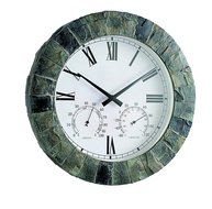Salisbury Clock, Thermometer, and Humidity Meter 35cm (14")