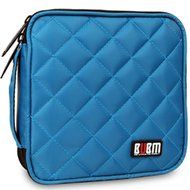 32 Capacity CD / DVD Wallet, 230D Space Twill Cover, Various Colors - Blue