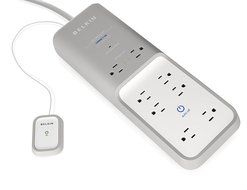 Belkin 8-Outlet Conserve Switch&#129; Surge Protector with 4-Foot Cord and Remote, F7C01008q N6