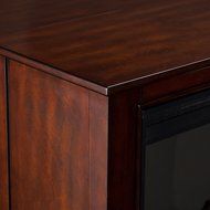 Southern Enterprises Catalyne Vertical Console Fireplace - Mahogany N8