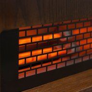 Bestmart INC 1500W 4 Infrarde FireplaceTube Heater With Remove Control N6
