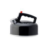 Kamenstein 2-Quart Aluminum Whistle Tea Kettle, Black
