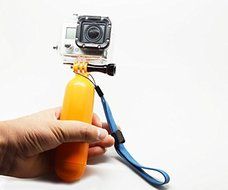 ProGear Orange And Yellow Floaty Bobber With Strap And Screw For GoPro Hero 4/3+/3/2/1 (2 Pack)