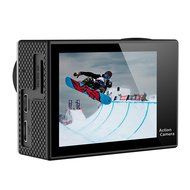 Eken H3R Wifi Action Camera (Black) + 4K25/1080p60 + Dual Screen + 2.4G Remote + Selfie Stick + Charging Dock