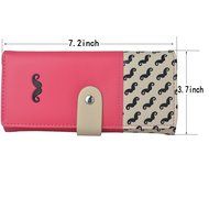 Spritech(TM) Women Girl PU Leather Clutch Wallet Credit Card Holder Zip Phone Handbag N18