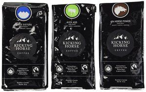 Kicking Horse Coffee Whole Bean Variety Pack (Pack of 3 Flavors) N3
