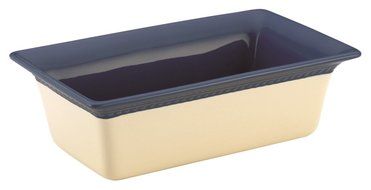 Paula Deen Rustic Stoneware Southern Gathering 9-Inch by 5-Inch Loaf Baker, Blueberry