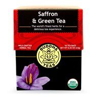 Buddha Teas Saffron &amp; Green Tea, 18 Count N3