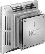 DuraVent 58DVA-HC 5" x 8" Inner Diameter - DirectVent Pro Square Horizontal Termination Cap (Aluminum)