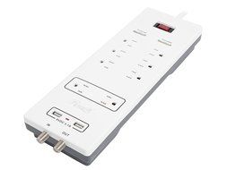 Rosewill RHSP-15001 8-Outlet Surge Protector, Fireproof 2300 Joules Power Surge Protection with 6-Foot Cord and...