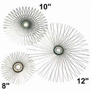 Wohler Usa #1284 10 Inch Flat Star Wire Brush For Viper For 8 Inch Flue