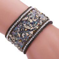 AutumnFall&reg; Women Bohemian Magnetic Clasp Bracelets Wrist Chains (Black) N7