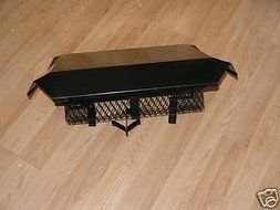 GHP Black Adjustable Chimney Cap Fits Most Chimneys Sizes N2