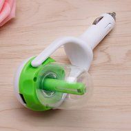 Slaxry Car Air Humidifier Diffuser Essential Oil Ultrasonic Aroma Mist Purifier with USB (Green) N7