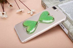 iPhone 7 Plus Case,Phezen Bling Glitter Soft Gel Clear TPU Case for iPhone 7 Plus,Glow in the Dark Luminous Heart... N40