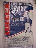 Oreck Vacuum Bag Type Cc Fits Oreck Bagged 8 / Pack