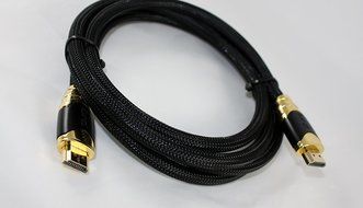 IBRA&reg; 2.4Feet (75Cms) High Speed PRO GOLD BLACK Range HDMI 2.0/1.4a HDMI Cable 3D 2160p PS4 SKY HD 4K Ultra HD...