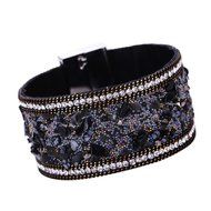 AutumnFall&reg; Women Bohemian Magnetic Clasp Bracelets Wrist Chains (Black) N8
