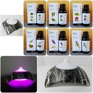Ultransmit Mirare Ultrasonic Diffuser + 6 Bottles of Best Selection Aromatherapy Essential Oil 30ml N3