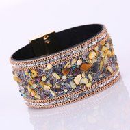 AutumnFall&reg; Women Bohemian Magnetic Clasp Bracelets Wrist Chains (Black) N10