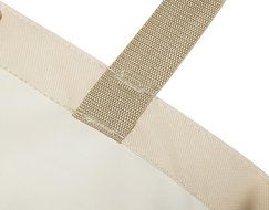 Villacera Extra Large Log Tote Bag, Beige and Brown N3