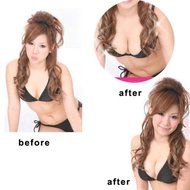 Strapless Push Up Bikini Swimsuit Bra Pad Insert Enhancer Removable Swimwear N4