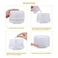 Aroma Diffuser, Running Fish 500ml Ultrasonic Air Humidifier Aromatherapy Essential Diffuser Cool Mist with 7... N6