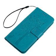 iPhone 7 Plus Case (5.5 inch) - Wallet Flip Folio Stand Case Embossed Flower Tree PU Leather Case Shockproof Soft... N48